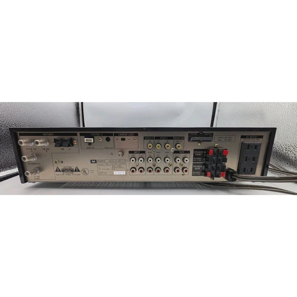 Sony AVU-270 Audio/Video Receiver - Tested Working